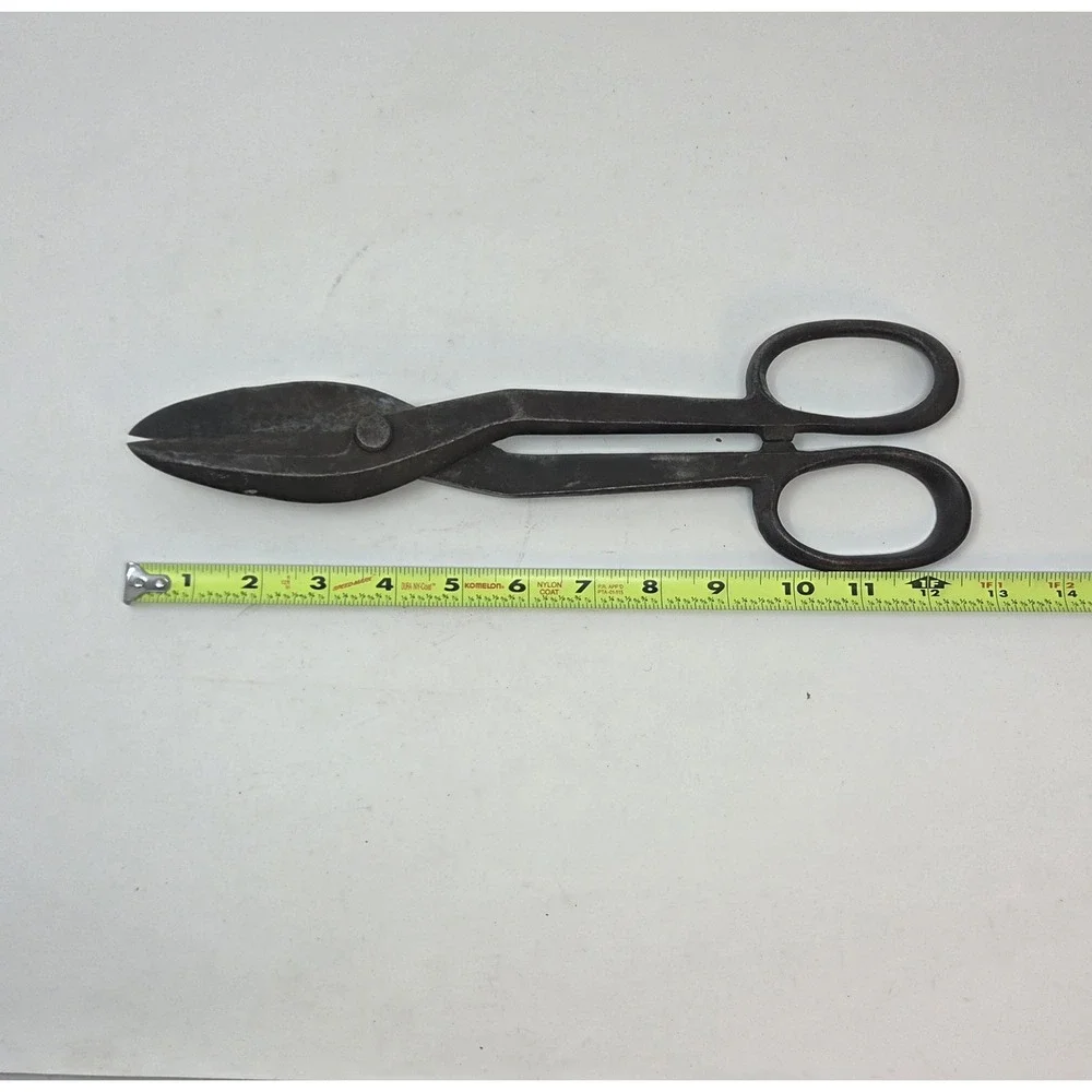 Vintage Peck Stow Wilcox Samson Dexto Tin Snips Sheet Metal Shears 12